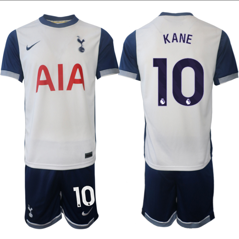 Men 2024-2025 Club Tottenham home White #10 Soccer Jersey->customized nfl jersey->Custom Jersey